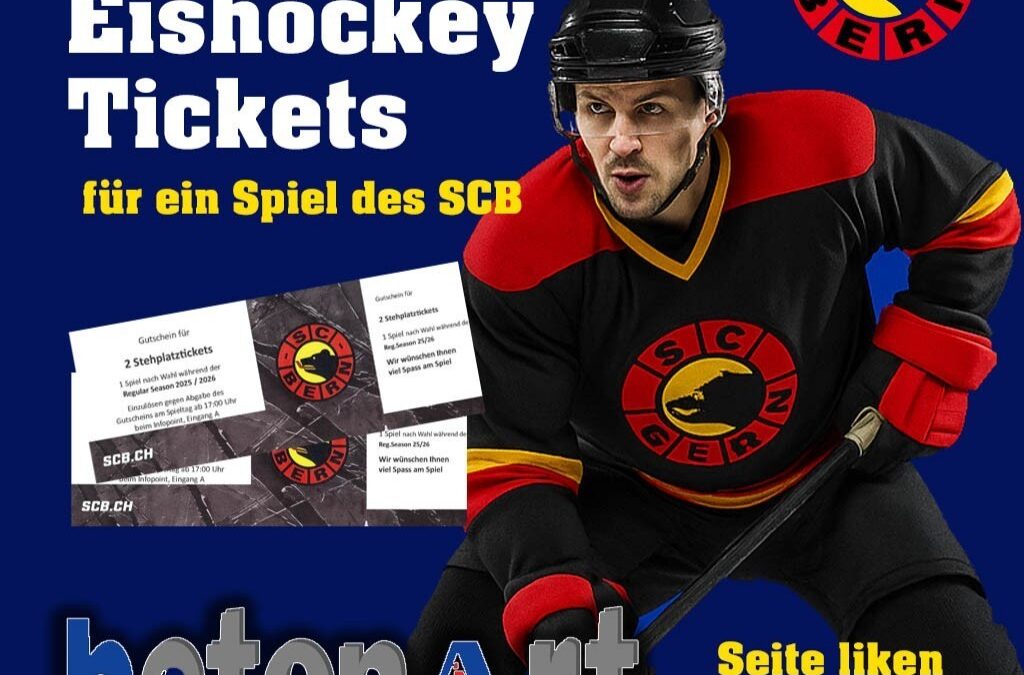 Verlosung Stehplatz Tickets für NLA Match beim SCB