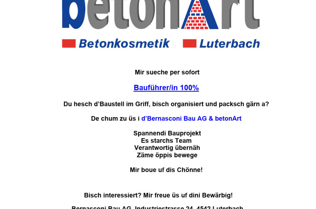 Bauführer/in